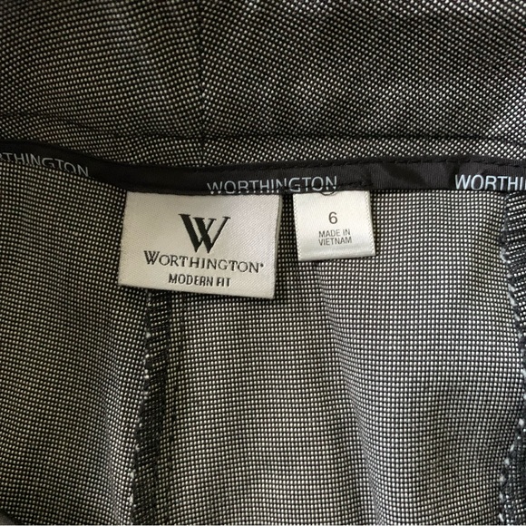 Worthington Size 6 Gray Modern Fit Pants - Picture 10 of 11